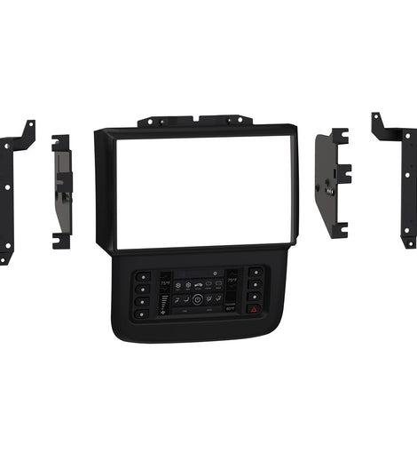 Metra 108-CH2B Double-DIN Car Stereo Dash Kit - Compatible Fits for RAM 1500 / 2500 / 3500 /4500 / 5500 2013-2017