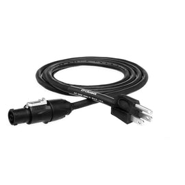 Hosa PRXN-150, Power Cord, Power X to NEMA 5-15P, 18 AWG x 3 OFC, SJOOW Jacket, 15 A - 50 Ft