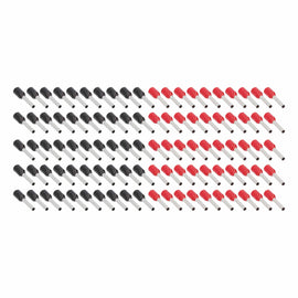 Tsunami TSX-1618GA-FERR 100-Piece Red and Black 16/18GA Ferrules - Refill Pack