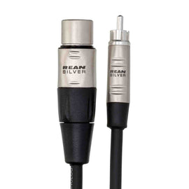 Hosa HXR-003, XLR3F to RCA Unbalanced Interconnect Cable - 3 Feet