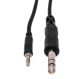 Hosa CMS-105 Stereo Interconnect 3.5 mm TRS to 1/4 in TRS – 5 Feet