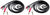 2 Pair Mr DJ CDQR12 12 Feet Dual 1/4" TS Mono to Dual RCA Male Pro DJ PA Audio Cable