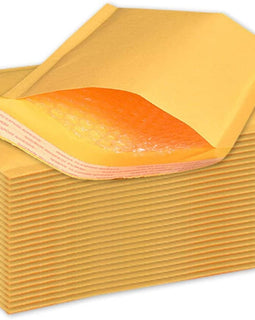 1000Pcs Yellow Kraft Poly Bubble Mailers 6x10" Padded Envelopes Bulk #0