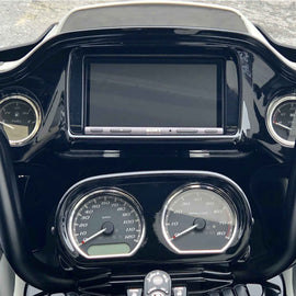 Metra 95-9701 Double DIN L-Shaped Stereo Dash Kit - Compatible Fits for Harley-Davidson 2014-Up