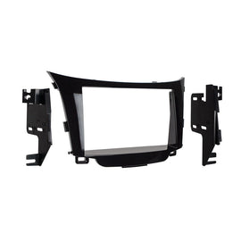 Metra 95-7357HG Double DIN Dash Kit - Compatible Fits for Hyundai Elantra GT (without NAV) 2013-2017