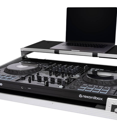 Headliner HL10011 Flight Case for DDJ-FLX10 with Laptop Platform and Wheels