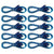 Absolute 10 Pack 15 Feet 2 CH RCA Interconnect Cable Wire for Marine, Car Amplifier Stereo or Home Audio