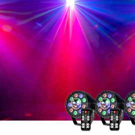 Colorkey CKU-1083 PartyLight FX 3pc Bundle LED Wash Light