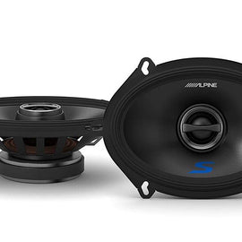 Alpine S 5x7" Front Factory Speaker Replacement Kit For 2005-2006 Ford Mustang