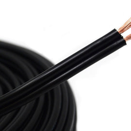 XP Audio XS16G-25BK Black 16 AWG True Gauge 25 FT Pure Copper Marine Car Audio Speaker Cable Wire