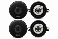 2 Pair Absolute BLS-3050 3.5" 2-Way 200W Full-Range Coaxial Car Speakers