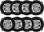 4 Pair Absolute BLS-5253 Blast Series 5.25 Inches 3 Way Car/Marine/ATV/UTV Speakers 560 Watts