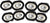 4 Pair Absolute BLS-6803 Blast Series 640W 6x8" 5x7" 3 Way Car/Marine/ATV/UTV Speakers