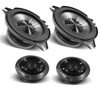 Alpine BRV-S40C 4" BassRev Series 2-Way 4-ohm Component Speaker System