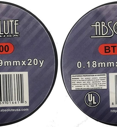 2) Absolute BT1700 3M Qualit General Purpose Vinyl Electrical Tape 3/4