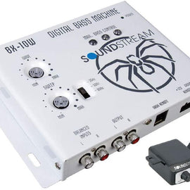 Soundstream BX-10W Digital Bass Reconstruction Processor with Remote (White)+ Free Absolute Electrical Tape+ Phone Holder