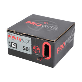 Tsunami TSX-PWB8 50Ft Spool Black 8ga w/Acc Kit