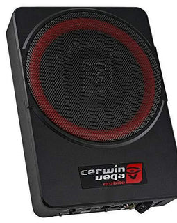 CERWIN VEGA VPAS10 10" 550W UNDER SEAT POWERED BASS BOX & 4G AMPLIFIER AMP KIT