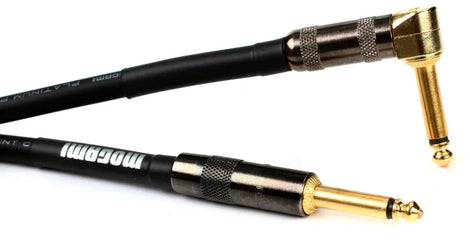 Mogami PLATINUM GUITAR-03R Straight to Right Angle Pedal Cable - 3 foot