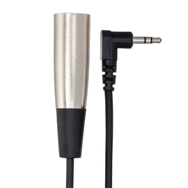 Hosa XVM-115M, XLR Male to Right Angle 3.5mm TRS Male Microphone Cable - 15 Feet