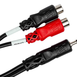 Hosa YRA-154 Stereo Breakout 3.5 mm TRS to Dual RCAF