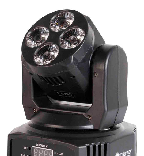 Colorkey CKU01-5033 Mover Miniwash QUAD 4 Compact Moving Head Wash Light