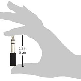 Hosa GPM-103 Adaptor, 3.5 mm TRS to 1/4 in TRS