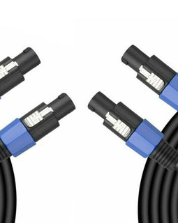 2 MR DJ CSMSM100 100 Feet PRO PA DJ Speakon Male to Speakon Male Speaker Cable