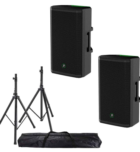 Mackie Thrash 212 Speaker Package with Stands