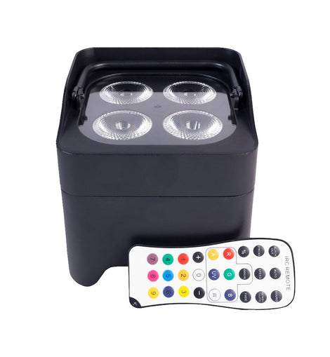 ColorKey CKW-6020B, MobilePar Uplight Mini Hex 4, Battery Powered Wireless Par Fixture Light