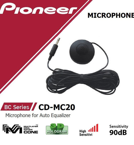 Pioneer CD-MC20 Auto-EQ Microphone for 2010 Audio/Video Receivers