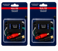 2 Absolute HLA-150 2-Channel High-to-Low Line Output Converter RCA Outputs