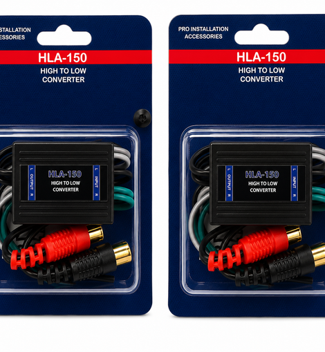 2 Absolute HLA-150 2-Channel High-to-Low Line Output Converter RCA Outputs