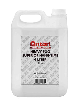 Antari FLH4 Heavy-Density & Long Hang Time Fog Fluid 1 Gallons, Clear