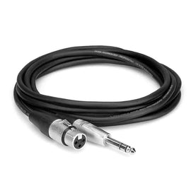 Hosa HXS-005 Pro Balanced Interconnect Cable, REAN XLR3F to 1/4 in TRS - 5 Feet