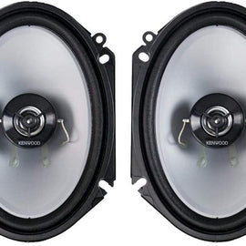 Kenwood Car KFC-C6866S 6x8" 500 Watts 2-Way Car Audio Coaxial Speakers Stereo