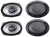2 Pair Kenwood KFC-6965S 6x9" 400 Watt 4 ohm Sport Series 3-Way 4 Speakers