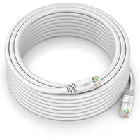 A-T EPC100WH 100' Cat6 patch cable Cat6a Ethernet network patch cable RJ45 23AWG 600M solid copper wire 100' White