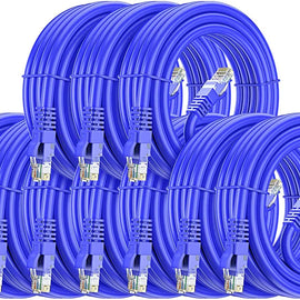 10 American Terminal EPC3BL 3' Cat6a Ethernet network patch cable RJ45 23AWG 600M solid copper wire 3'