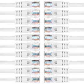 20 American Terminal EPC3WH 3' Cat6 patch cable<br/>Cat6a Ethernet network patch cable RJ45 23AWG 600M solid copper wire 3' White