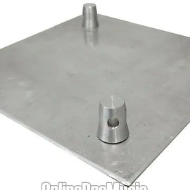 2 BP1414 Universal Aluminum Base Raised Plate 12" x 12" for 12" Square Truss