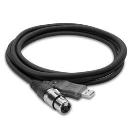 Hosa UXA-110, TRACKLINK Microphone USB Interface - 10 Feet