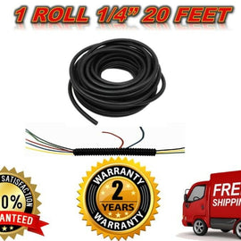 MR DJ SLT14 20 FEET 1/4" SPLIT LOOM WIRE TUBING HOSE COVER PA DJ HOME MARINE