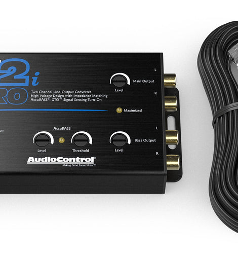 AudioControl LC2i PRO 2-channel line output converter with AccuBASS