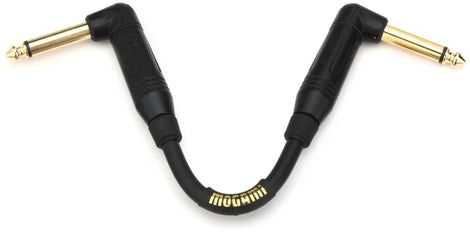 Mogami GOLD INSTRUMENT-0.5RR Right Angle to Right Angle Pedal Cable - 6 inch