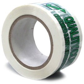 1 3MIL PRINTED QUALITY CONTROL CARTON SEALING PACKING BOX TAPE 2.5" X 110 YARD