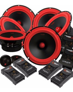 3 Sets Cerwin Vega Package 2 Sets V465C 6.5" 400W  2-Way Component Speaker & V465 400W 6.5" 2-Way Coaxial Speakers