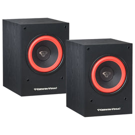 2 Cerwin Vega SL-10S 10" Powered Subwoofer 212 Watts