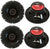 2 Pair Cerwin Vega H7652 6.5" 2-Way Coaxial Speaker System 640 Watts Max
