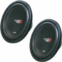 2 Cerwin Vega XED10V2 XED10 1000 Watts 10 Inch Single 4 Ohm Car Audio SUB